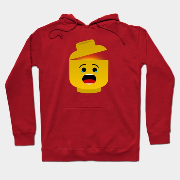 Lego head Mindblown Hoodie by ShockDesign